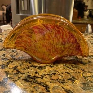 Murano hand blown napkin holder